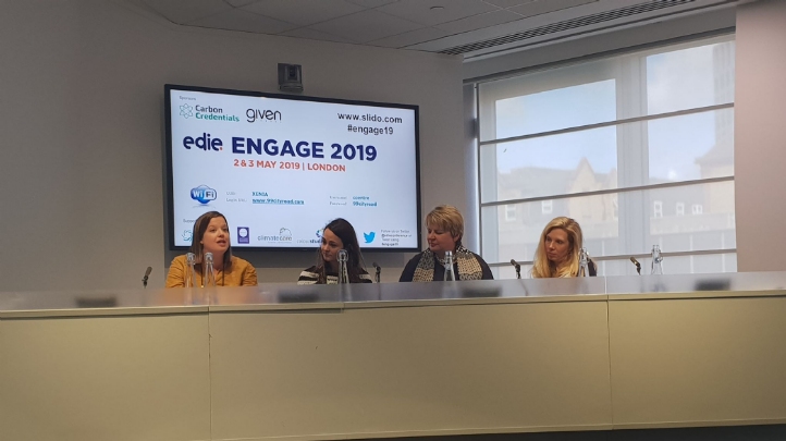 (L-R): The SRA's development director Juliane Cailloutte-Noble; AB InBev’s global director of sustainability investments and accelerator Maisie Devine; IBM Global Markets’ vice president for marketing Caroline Taylor and Kingfisher's head of sustainability Caroline Laurie